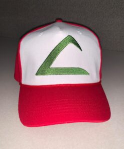 Pokémon Ash Ketchum Embroidered Unisex-Adult Hat Cap -One-Size Red/White 31 716XPA3OpL