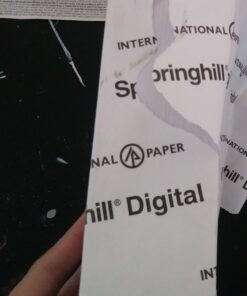 Springhill White 8.5” x 11” Cardstock Paper, 110lb, 199gsm, 250 Sheets (1 Ream) – Premium Heavy Cardstock, Printer Paper with Smooth Finish for Greeting Cards, Flyers, Scrapbooking & More – 015300R 1 Ream | 250 Sheets Letter (8.5x11) 47 716XRWLlTDL
