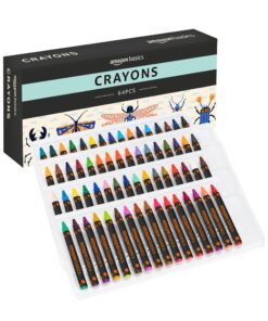 Amazon Basics Crayons with Sharpener, 128 Count (2 Pack of 64) 28 716XZgyU1L