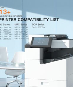 E-Z Ink (TM TN760 Compatible Toner Cartridges Replacement for Brother TN-760 TN730 TN-730 to Use with MFC-L2710DW MFC-L2750DW HL-L2350DW HL-L2370DW HL-L2395DW HL-L2390DW DCP-L2550DW (Black, 2 Pack) 2 x Black TN760 7 716XnnKKL