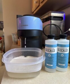 Descaler (2 Pack, 2 Uses Per Bottle) - Made in the USA - Universal Descaling Solution for Keurig, Nespresso, Delonghi and All Single Use Coffee and Espresso Machines 8 Fl Oz (Pack of 2) 23 716Y8P PQdL