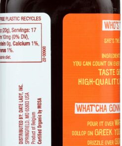 Date Lady Organic Date Syrup 12 Ounce Squeeze Bottle | Vegan, Paleo, Gluten-free & Kosher 12 Ounce Squeeze Bottle (Pack of 1) 16 716YRF07K7L 1