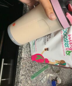 Baby Booster Chocolate Mocha Prenatal Vitamin Supplement and Protein Shake, Caffeine Free, All Natural, Vegetarian DHA, High Protein, Methyl Folate, B Vitamins, Great for Morning Sickness, 1 lb 1 Pound (Pack of 1) 25 716YgzkpasL