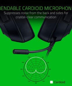 Razer Kraken X - Gaming Headset (Ultralight Gaming Headset for PC, Mac, Xbox One, PS4 and Switch, Headband Padding, 7.1 Surround Sound) Black Black (USB) 12 716YqOAMPSL