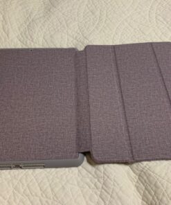 Soke iPad 6th/5th Generation Case with Pencil Holder, Smart iPad 9.7 inch Cases Trifold Stand with Shockproof Soft TPU Back Cover and Auto Sleep/Wake Function for Apple iPad 2018/2017, Violet 96 716Z1aWlC4L