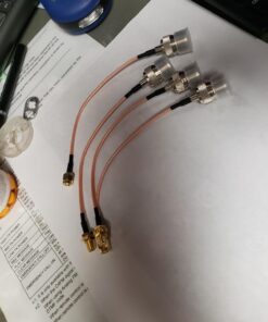 DHT Electronics Handheld Antenna Cable SMA Male to UHF SO-239 Female Connectors 6'' Pack of 2 for Amplifier 41 716ZnPCpVpL