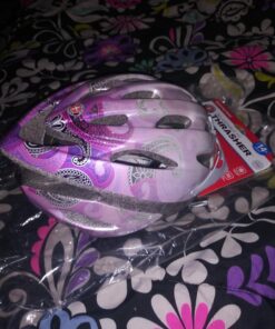 Schwinn Thrasher Adult Bike Helmet, Lightweight Microshell, Men and Women, Dial Fit Adjustment, LED and Non-Lighted Options, Suggested Fit 58-62 Cm Pink/Purple 35 716a0 vi75L