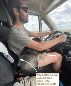 kingphenix Lumbar Support (2 Pack) with Breathable Mesh, Suit for Car, Office Chair Mesh - Black 46 716aCGonPIL