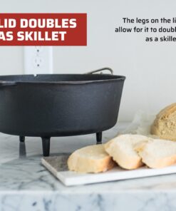 Camp Chef 12 Qt Seasoned Cast Iron Dutch Oven 28 716acxFOwtL