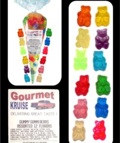 Alternative view of Over 2 POUNDS Gummy Bears Assorted 12 Flavor Mix (3 Pack) Gummi (NET WT 33 OZ) Gourmet Kruise Signature Gift Bags