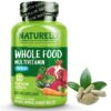 NATURELO Whole Food Multivitamin for Men - with Vitamins, Minerals, Organic Herbal Extracts - Vegetarian - for Energy, Brain, Heart, Eye Health - 120 Vegan Capsules 12 716buKCAc3L