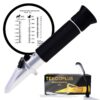 Animal Clinical Refractometer,Veterinary Refractometer, Scale Clinical Refractometer for Cat and Dog Urine Specific Gravity and Serum Protein with ATC,Urine Specific Gravity 1.000-1.060SG Urine SG / Serum Protein 3 716bwPC8hdL