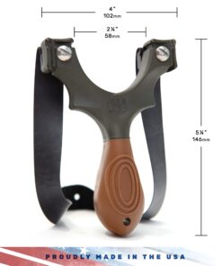 SimpleShot Scout XT Slingshot with Target, Clay Ammo and Bands for Professional Hunting and Powerful Target Shooting Sling Shot Camo 16 716c44dkB6L