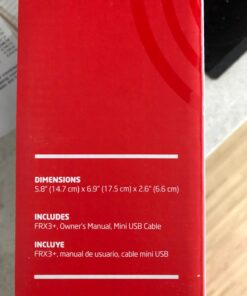 Eton - American Red Cross FRX3+ Emergency NOAA Weather Radio, Red, Digital Display, Hand Turbine, Solar Power, Red LED Flashing Beacon, 7 NOAA/Environment Canada Weather Bands, Phone Charger FRX3+ 39 716e2YHOFWL