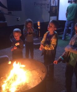 MalloMe Marshmallow Roasting Sticks Smores Kit - Marshmallows Smores Sticks for Fire Pit Long - Camping Campfire Accessories S'mores Gift Set- Smore Hot Dog Roaster Marshmello Skewers - 34 Inch 5 Pack Set of 5 36 716f0hFvx4L