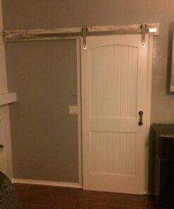 TMS 6 Foot Stainless Steel Country Sliding Barn Wooden Door Hardware Track Set 6 FT (72") 31 716fWXrhugL