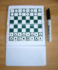 The House of Staunton US Chess Standard Checkbook Magnetic Travel Chess Set - 6" x 6" Board 29 716gPqg1I0L