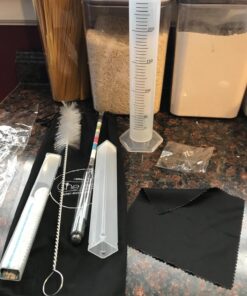 Chefast Triple-Scale Hydrometer Kit with Plastic Test Jar for Wine, Beer, Mead and Kombucha - Alcohol Tester, Hydrometer Alcohol, ABV, Brix and Gravity Tester - Home Brewing Supplies, 0-200 Proof Hydrometer with Plastic Cylinder Test Jar 26 716gwapyOBL