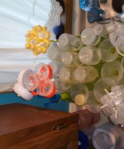 Boon Lawn Countertop Baby Bottle Drying Rack - Spring Green - Bottle Rack and Organizer - Baby Feeding Essentials - 13.5 x 11 x 2.5 - 1 Count 46 716h6l5E6ML