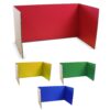 Flipside Study Carrel, 48 x 12, Assorted Colors, 24/Pack 24 Pack