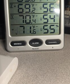 Ambient Weather WS-10 Wireless Indoor/Outdoor 8-Channel Thermo-Hygrometer with Three Remote Sensors 33 716iPo1POYL