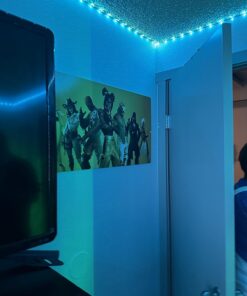 Tenmiro Led Strip Lights 130ft (2 Rolls of 65ft) Smart Light Strips with App Control RGB Led Lights for Bedroom,Music Sync Color Changing Lights for Room Party 32 716j8TXDTPL