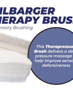 Wilbarger Therapy Brush, 2 Pack – Therapressure Brush for Occupational Therapy for Sensory Brushing – Designed by Patricia Wilbarger – Use as Part of the Wilbarger Brushing Protocol 13 716jSKKy1eL