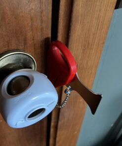 Portable Door Lock Replacement for Addalock Compatible with Travel Lock, AirBNB Lock, School Lockdown Lock and Security Home Apartment Living Hotel Motel (Portable Door Lock) 34 716jhCqcHoL