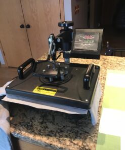 F2C 12" x 15" Heat Press Machine Pro 6 in 1 Swing Away Digital Heat Transfer Sublimation Press Combo for T-Shirt Bag Hat Cap Mug Plate 74 716jlLgkv7L