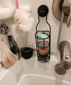 iFox Portable Bluetooth Shower Speaker, IPX7 Waterproof Outdoor Wireless Speaker, Built-in Mic, Carabiner, Beach, Camping, Hiking, Pool, Great Gift, Black/Gold 33 716kNcA3GyL