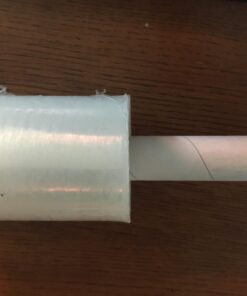 Industrial Grade Stretch Film Hand Roll Stretch Wrap • 5" X 1000 Feet Strong 80 Gauge • with Extended Handle • Clear • Helps Keep Shipments Safe and Secure • Clean Removal 1 pack 12 716kVcNhLL