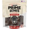 Purina Prime Bones Dog Bone, Made in USA Facilities, Natural Medium Dog Treats, Filled Chew With Pasture-Fed Bison - 6 Ct. Pouch 1.4 Pound (Pack of 1) 26 716l1y8Z7xS