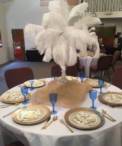 Craft And Party, 120" Round White Premium Polyester Tablecloth, Washable and Wrinkle Resistant Polyester Tablecloth for Wedding, Restaurant or Banquet 26 716l97o9 HL