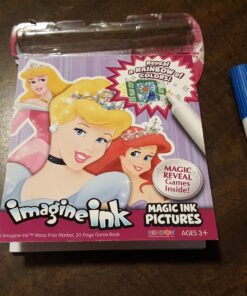 Disney Princess 24 Page Imagine Ink Magic Ink Pictures with 1 Mess Free Marker, Bendon 26012 5 716leD43oJL