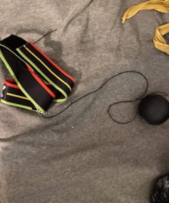 TEKXYZ Boxing Reflex Ball, 2 Difficulty Levels Boxing Ball with Headband, Perfect for Reaction, Agility, Punching Speed, Fight Skill and Hand Eye Coordination Training Black/Red 21 716lefquAL