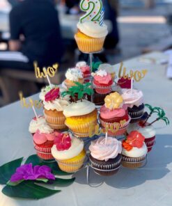 Bag of 12 ~ Palm Tree Picks ~ Cake / Cupcake Topper 25 716ljlGfhDL