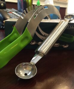 BCI Watermelon Slicer Corer Cutter Knife Tongs with Silicon Handle and Two Headed Melon Baller Set 40 716lucTEWWL