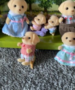 Calico Critters Yellow Labrador Family, Dolls, Dollhouse Figures, Collectible Toys 27 716mBDnyizL