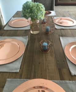 Old Dutch Hammered Copper Charger Plates, 13", Set of 6, Model Number: OS866 Charger Plates, Set of 6 18 716mCitnOL