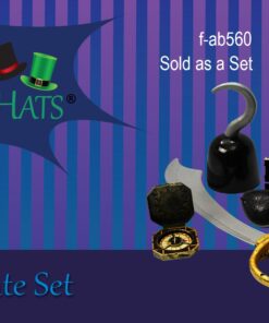 Funny Party Hats Pirate Accessories - Costume Accessory Set Pirate 5pc Set 14 716mDgrHP8L