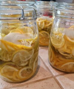 OAMCEG 4 Pack Wide Mouth Mason Jars - 34 OZ Airtight Glass Canning Jars with Leak Proof Rubber Gasket and Clip Top Lids, Perfect for Storing Coffee, Sugar, Flour or Sweets J-1L 38 716nOEfcawL