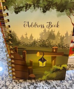 suituts 2 Pack Spiral Bound Address Book with Alphabetical Tabs, 5.8" x 8.2" Telephone Address Book for Contacts, Address and Password Book for Home Office 18 716nR54mjnL