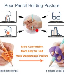 ZZWS Pencil Grips Toddlers Pencil Grippers 5 Stage Progressive Pencil Grips for Kids Handwriting Finger Pen Grippers Writing Posture Correction Tools for Home Preschool Classroom (5Pcs) 02-5pcs 5 stage pencil grips 9 716nuGkHBwL