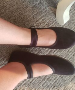 Shoes 18 Women's Foldable Portable Travel Ballet Flat Shoes w/Matching Carrying Case 7 118 Black Micro Suede 4 716nwhWw2QL