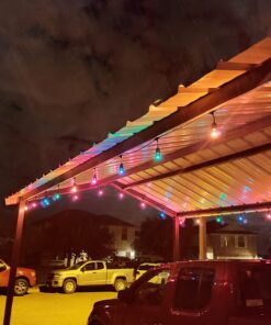 Novelty Lights 25 Pack S14 Outdoor Patio Edison Replacement Bulbs, E26 Medium Base, Multi, 11 Watt 25 Count (Pack of 1) 39 716o0sQ16L