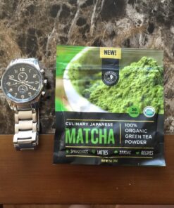 Jade Leaf Matcha Organic Green Tea Powder - Culinary Grade Premium Second Harvest - Authentic Japanese Origin (1.06 Ounce Pouch) 1.06 Ounce (Pack of 1) 42 716oLBsGGWL