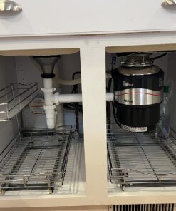 LYNK PROFESSIONAL® Pull Out Cabinet Organizer, 14"W x 18"D - Slide Out Drawers for Kitchen Cabinets - Sliding Pantry Shelves - Roll Out Shelf Storage for Pots, Pans - Lifetime Limited Warranty, Chrome 14" W x 18" D 14x18 Chrome 49 716okg6MGL