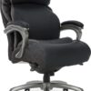 Serta Big and Tall Executive Office Chair with AIR Technology and Smart Layers Premium Elite Foam, Supports up to 350 Pounds, Bonded Leather, Black