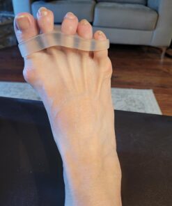 YOGABODY Naturals Toe Spreaders & Separators, Fast Pain Relief from Hammertoe & Bunions, Two Pairs in Stylish Wooden Box, Latex-Free Rubber Toe Stretchers Used for Walking, Running & Yoga Practice 39 716pmwpsr7L 1