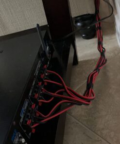 Pyle Wireless Home Audio Amplifier System - Bluetooth Compatible Sound Stereo Receiver Amp - 6 Channel 600 Watt Power, Digital LCD, Headphone Jack, 1/4'' Microphone IN USB SD AUX RCA FM Radio 39 716qVqlUPNL